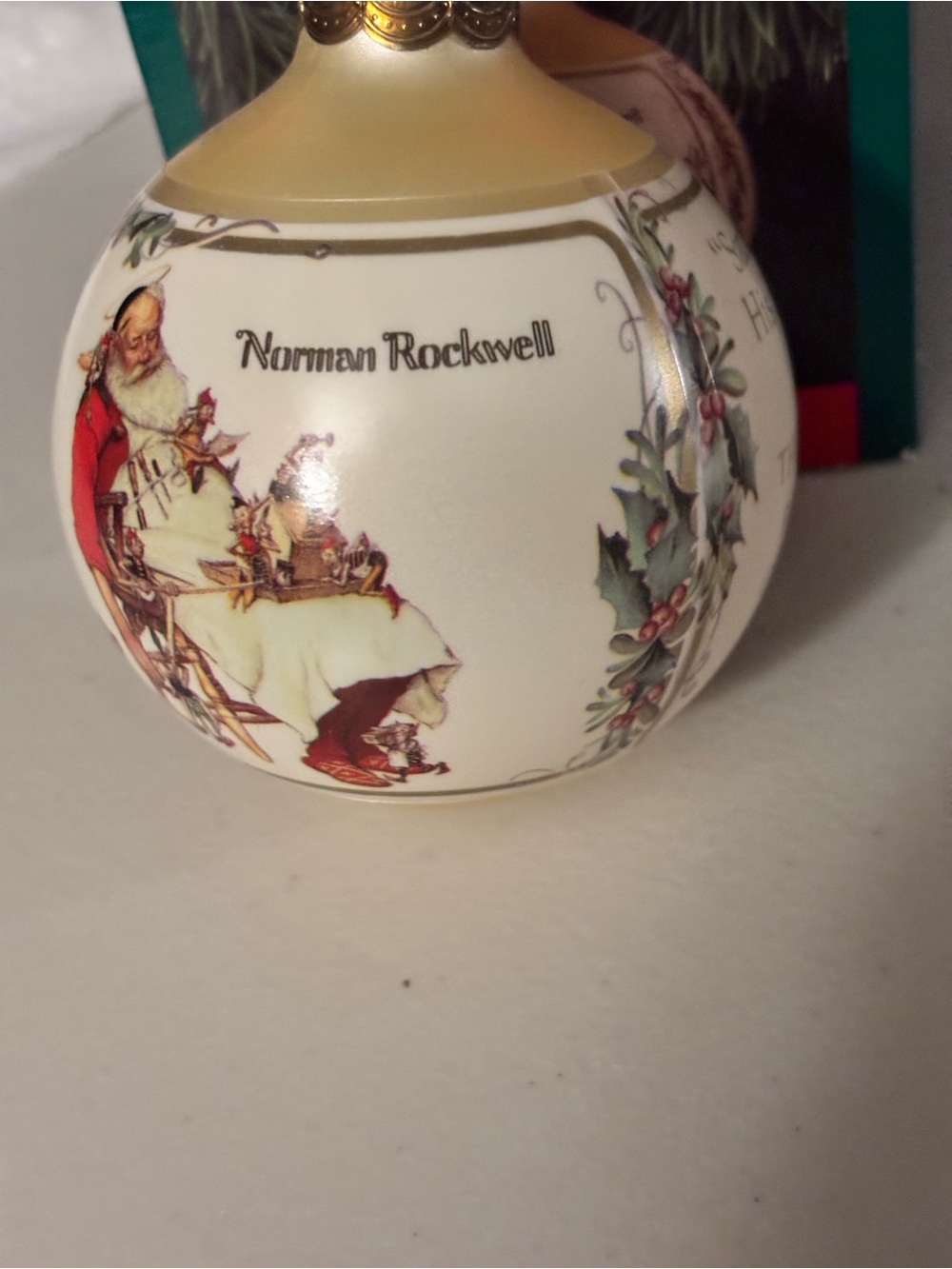 Norman Rockwell Art Holiday 1991 Hallmark Keepsake Ornament